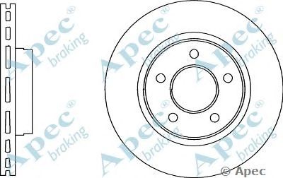 APEC BRAKING dsk3093 -  Тормозной диск